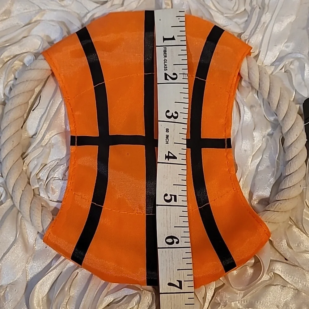 Dog Frisbee Toy Basketball Rope Toy With Squeaker New.